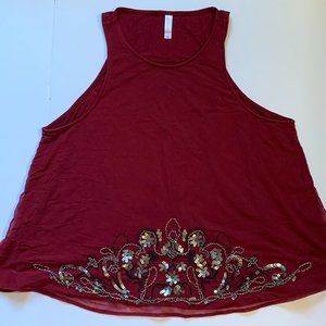 Xhilaration Embellished Tank Top